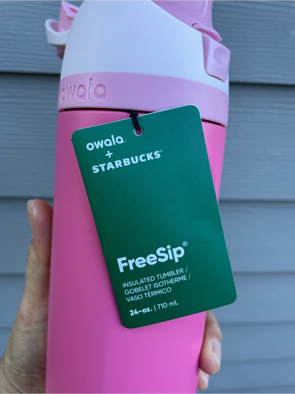 Starbucks x Owala FreeSip Insulated Tumbler 2026 Pink Limited Edition 24oz - New - Picture 9 of 10